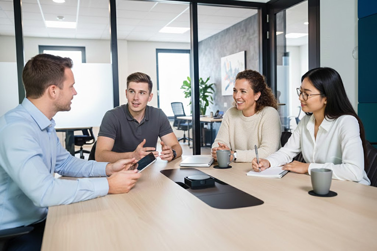 TW Europe team in meeting